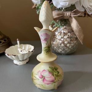 Antique Nippon Perfume Bottle; Handpainted